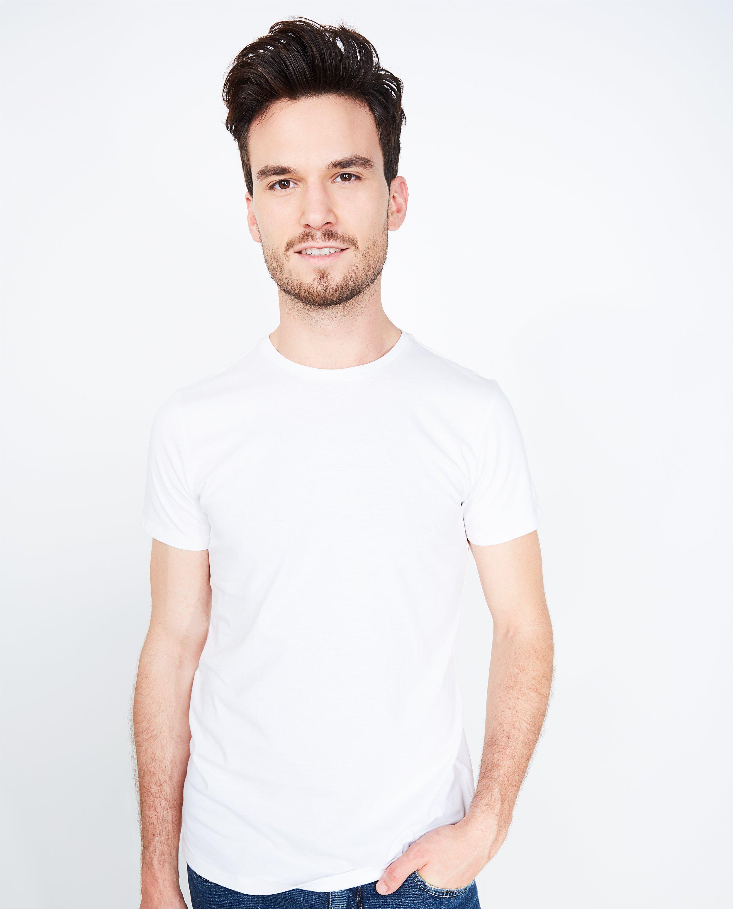 T-shirts - Wit basic T-shirt