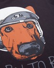 T-shirts - Grijs T-shirt met hondenprint I AM