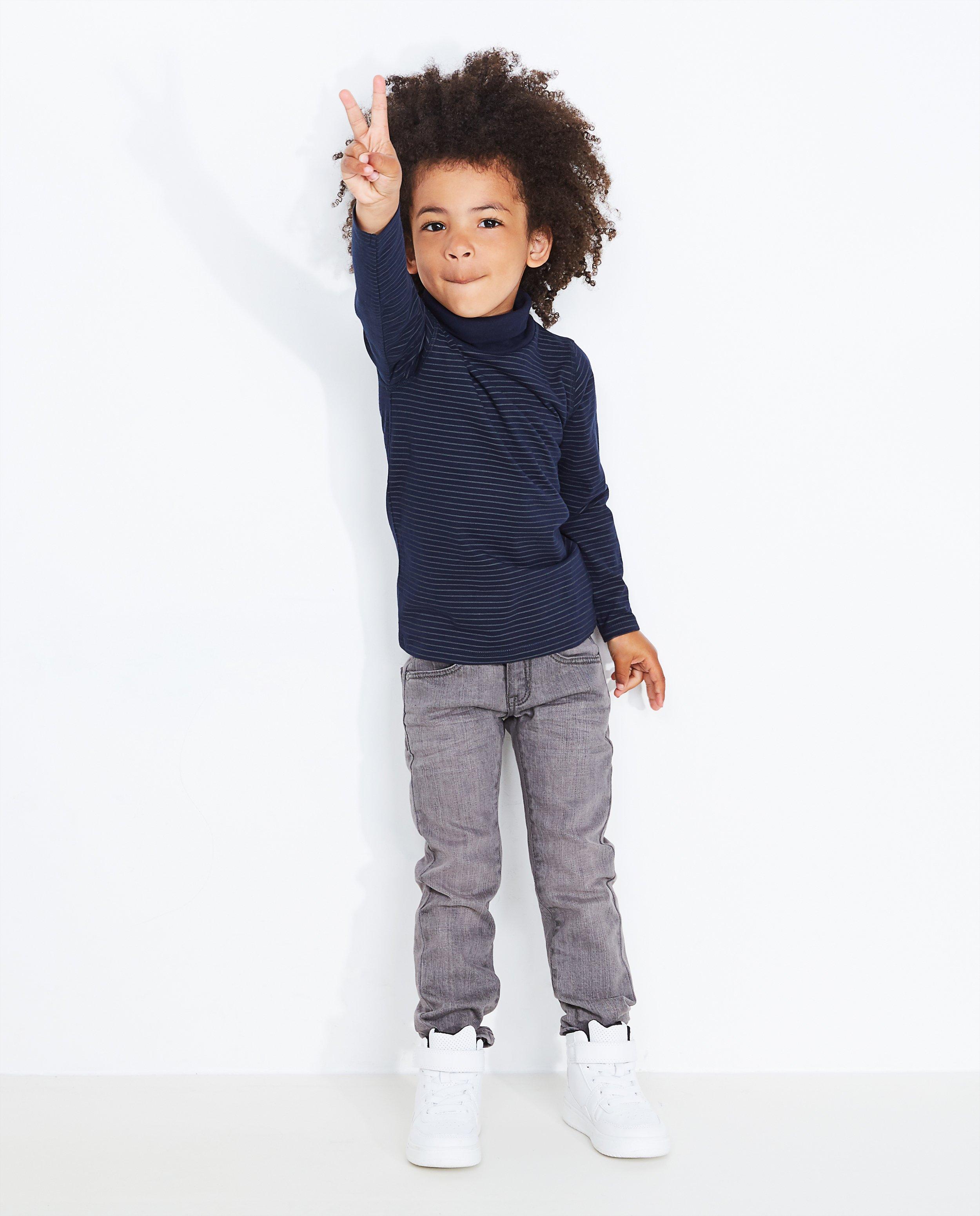 Jeans gris slim - null - JBC