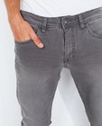 Jeans - Grijze slim jeans met wassing