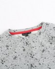 Sweaters - Grijze sweater met vlekkenprint