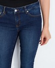Jeans - Donkerblauwe slim jeans met wassing