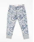 Pantalons - Grijze sweatbroek met fietsenprint