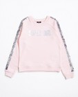 Lichtroze sweater met pailletten - null - JBC