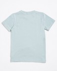 T-shirts - Donkerblauw T-shirt met print + rits