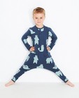 Blauwgrijs pyjamapak met berenprint - null - JBC