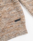 Truien - Zandkleurige trui met dégradé