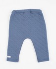 Pantalons - Blauwgrijze sweatbroek met motief