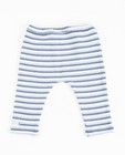 Pantalons - Blauw-wit gestreept broekje