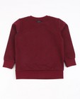 Sweats - Bordeauxrode sweater met print 