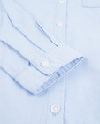 Chemises - Lichtblauw hemd met een patch