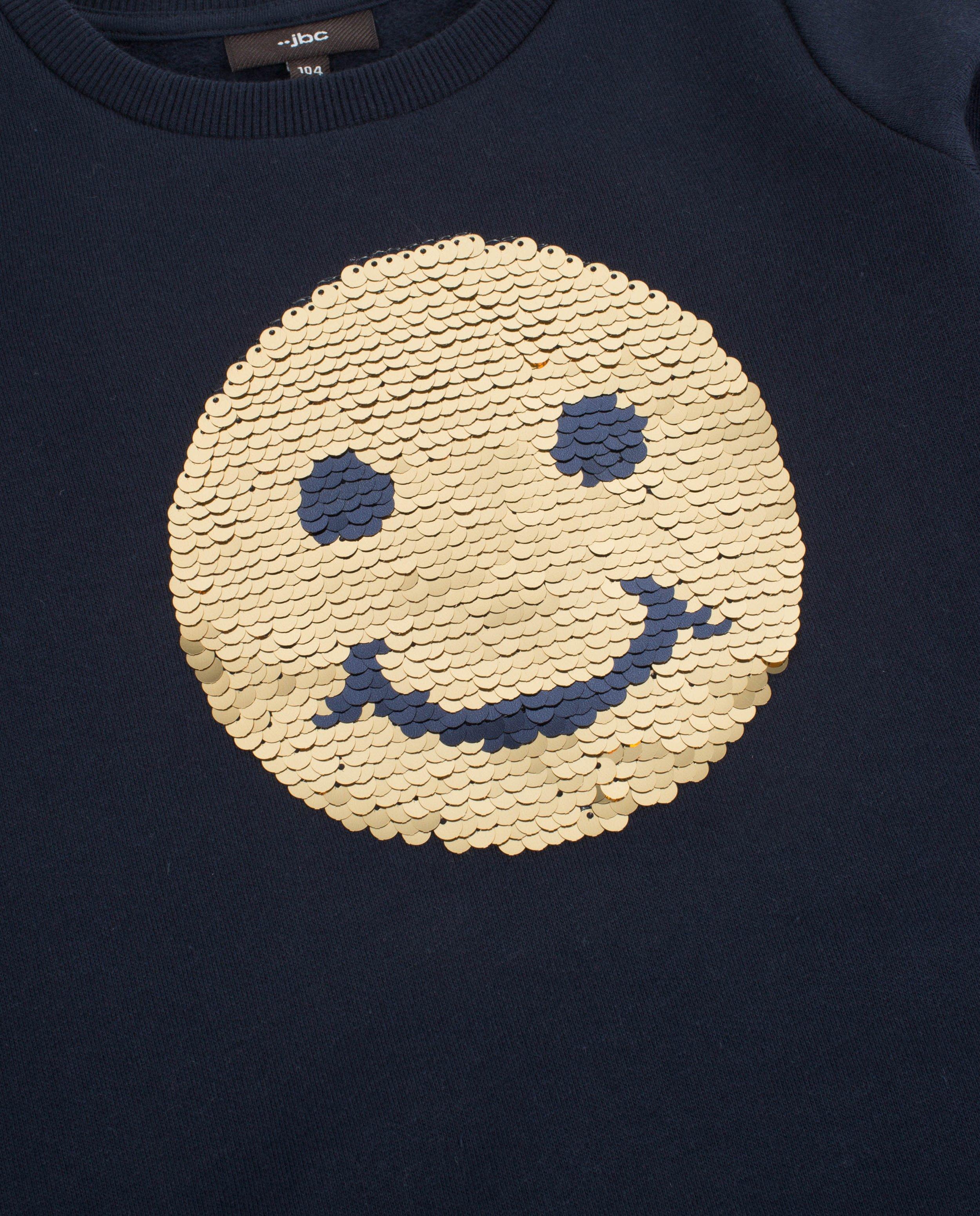 Kleedjes - Grijze sweatjurk met pailletten