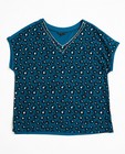T-shirts - Petrolblauwe blouse