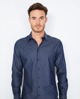 Chemises - Blauwgrijs jeanshemd met slim fit