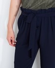 Shorts - Marineblauwe broek met hoge taille