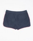 Shorts - Marineblauwe kanten sweatshort