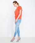 Verwassen jeans met patches - null - Sora