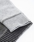 Truien - Grijze sweater met sjaalkraag