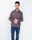 Grijs hemd met micro ruitjesprint - null - Tim Moore