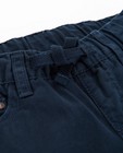 Broeken - Marineblauwe slim fit broek