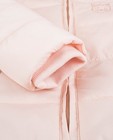 Manteaux - Veste rose pâle avec de la fausse fourrure