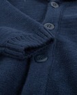 Cardigan - Nachtblauw vest met sjaalkraag