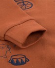 Sweaters - Bruine biokatoenen sweater