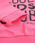 Sweats - Roze sweater met opschrift BESTies