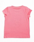 T-shirts - Wit T-shirt met roze print BESTies