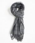 Sjaal met ruitenpatroon - in grijs - Iveo