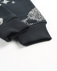 Pantalons - Zwarte sweatbroek met planetenprint