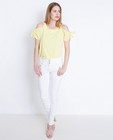 Gele blouse met blote schouders - null - Sora
