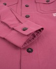 Hemden - Marsala hemd met patches