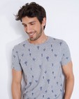 T-shirts - Grijs T-shirt met cactusprint
