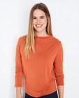 T-shirts - Oranje longsleeve Soaked in Luxury