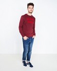 Bordeauxrode statement sweater - null - Quarterback