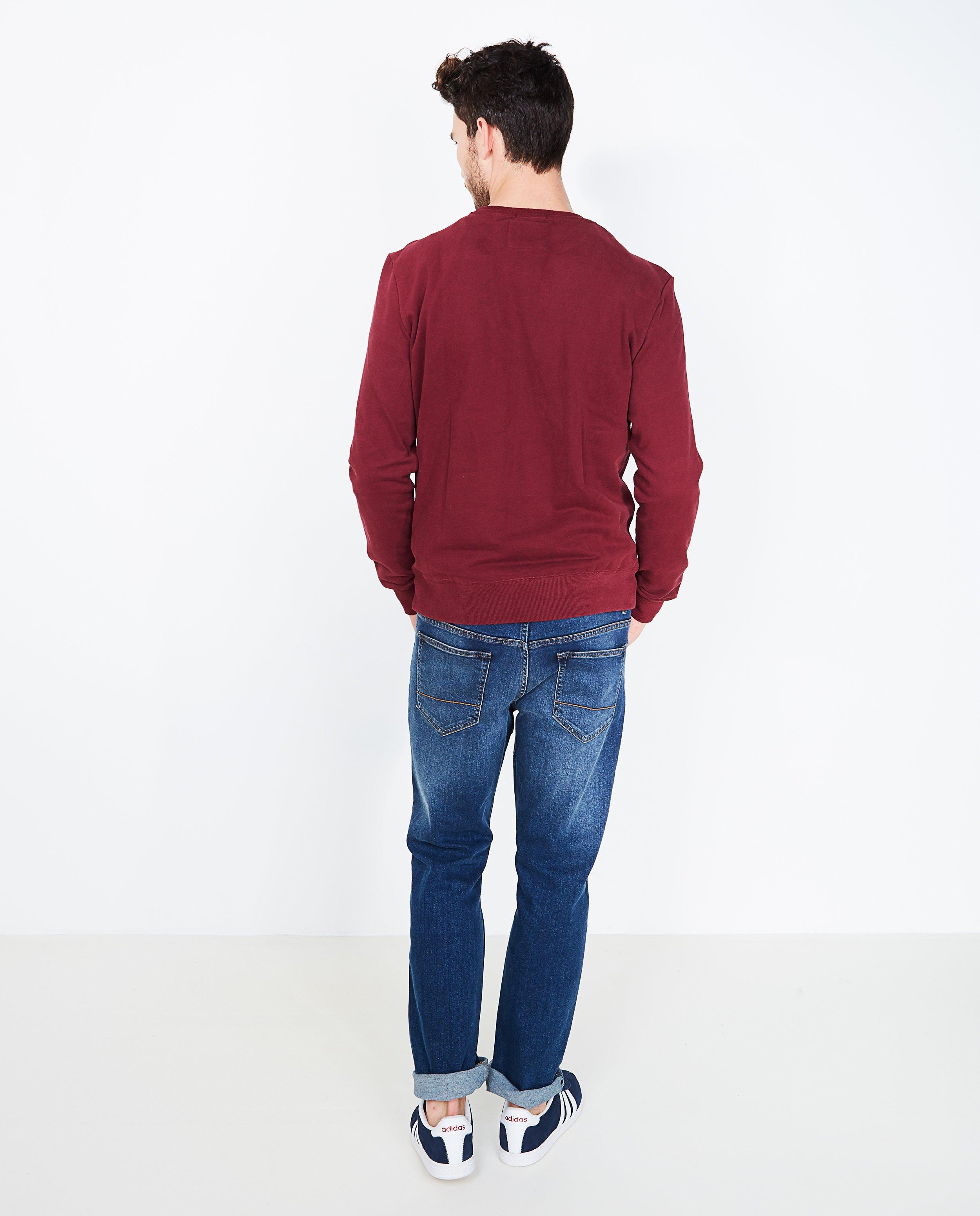 Sweats - Bordeauxrode statement sweater