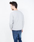 Sweaters - Lichtgrijze statement sweater