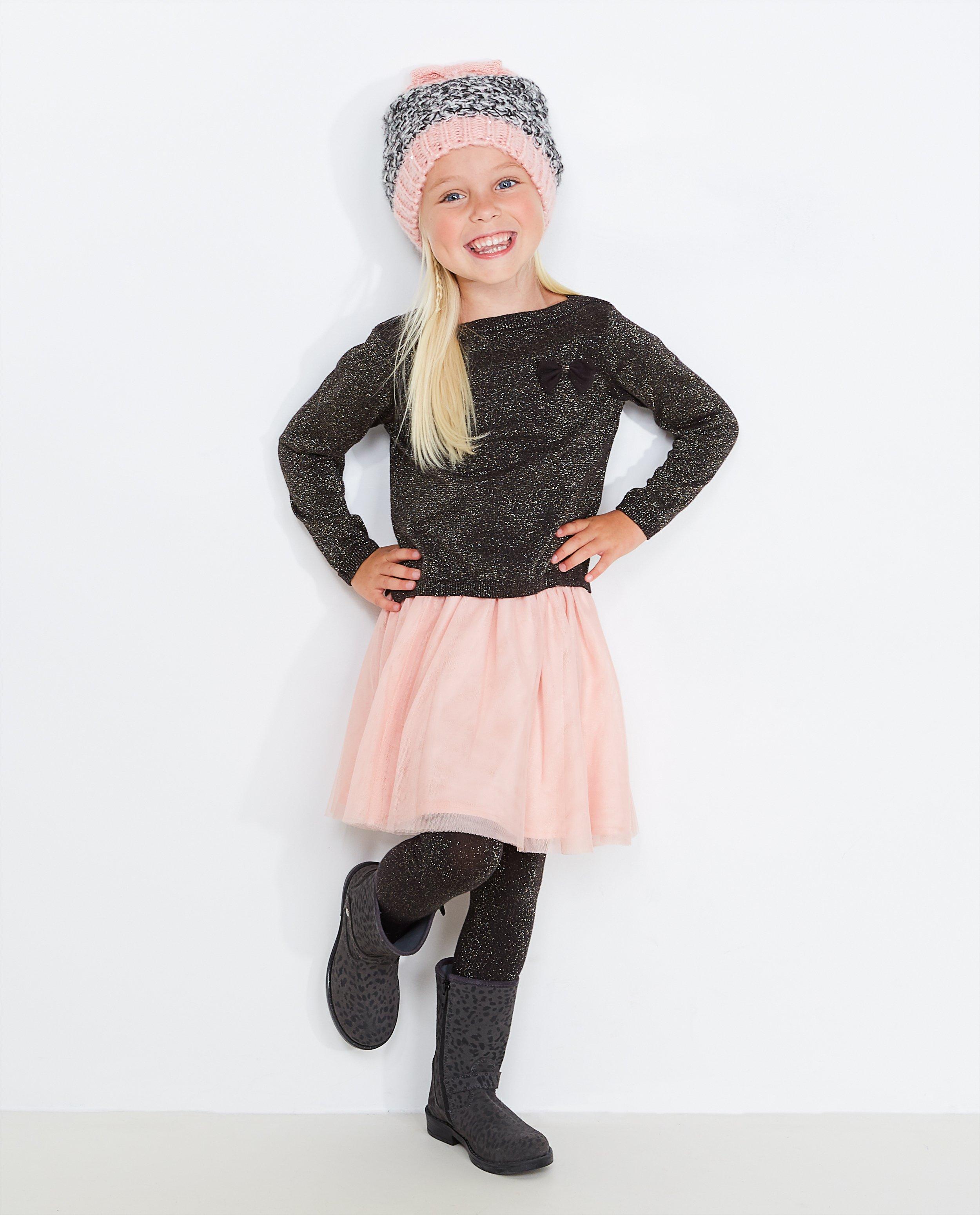 Goudkleurige trui met glitter - null - Besties