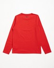 T-shirts - Rode longsleeve met print I AM
