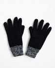 Fijngebreide handschoenen - in zwart - JBC