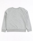 Sweats - Grijze sweater met reliëfprint
