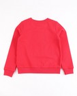Sweats - Rode sweater met opschrift