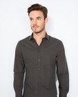 Hemden - Kaki hemd met microprint