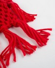 Bonneterie - Écharpe rouge vif 
