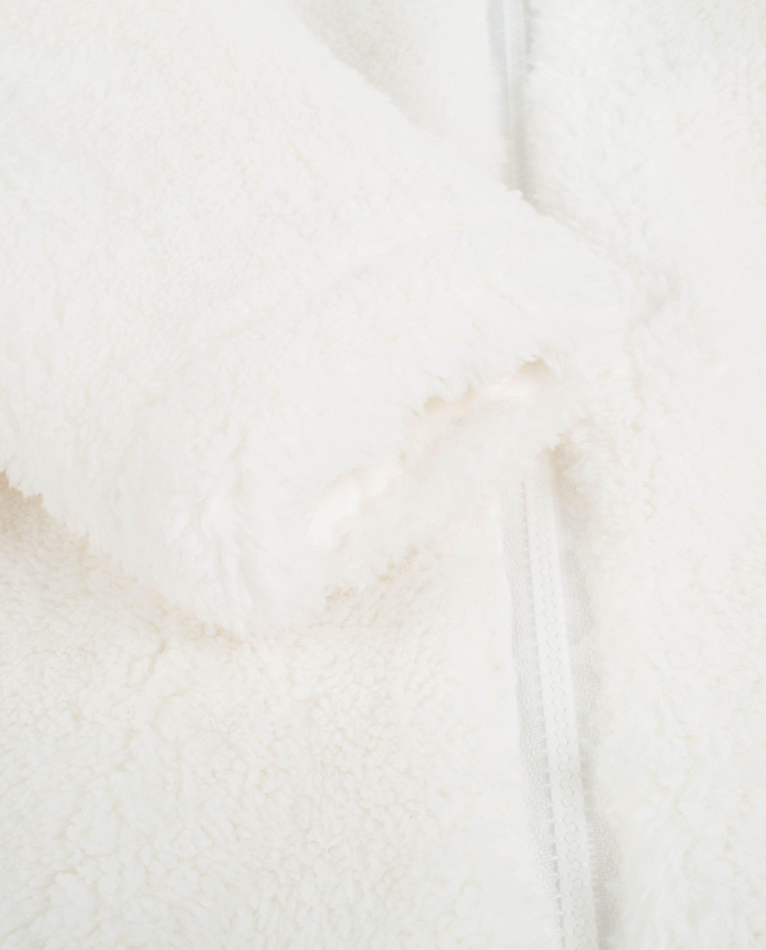 Jumpsuit - Roomwitte fluffy onesie