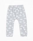 Pyjamas - Grijze pyjama met wolkenprint