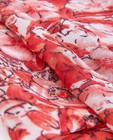 Bonneterie - Écharpe rose avec un imprimé floral