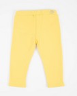 Pantalons - Gele sweatbroek van biokatoen