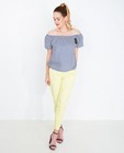 Gestreepte blouse met ananaspatch - null - JBC